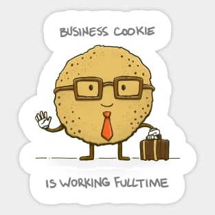 Full Time Cookie Sticker